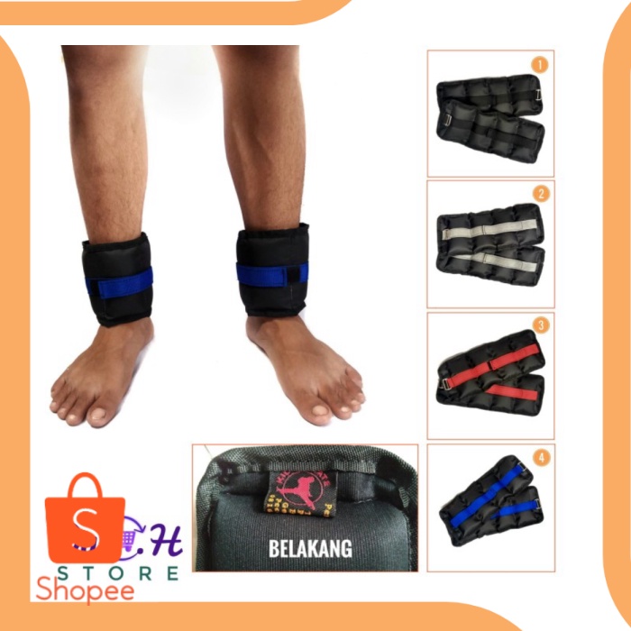 Pemberat kaki 1kg bendel kaki fitnees Penguat otot kaki beban olahrag