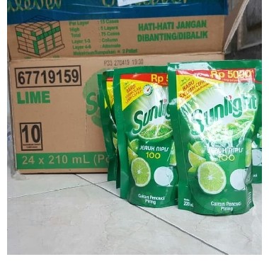 Sunlight 210 ml isi 24 pcs /KARTON