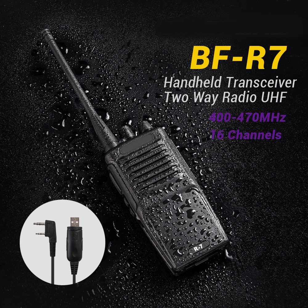 COD Walkie Talkie Handy Talkie HT Single Band 3W Dengan 16 Channel UHF