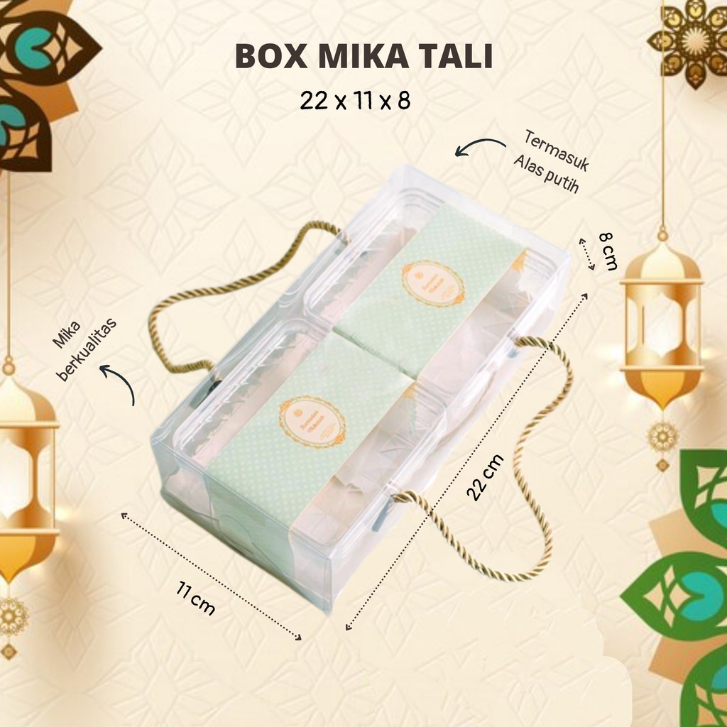 

Box Mika Tali 22x11x8 cm / Box Bening