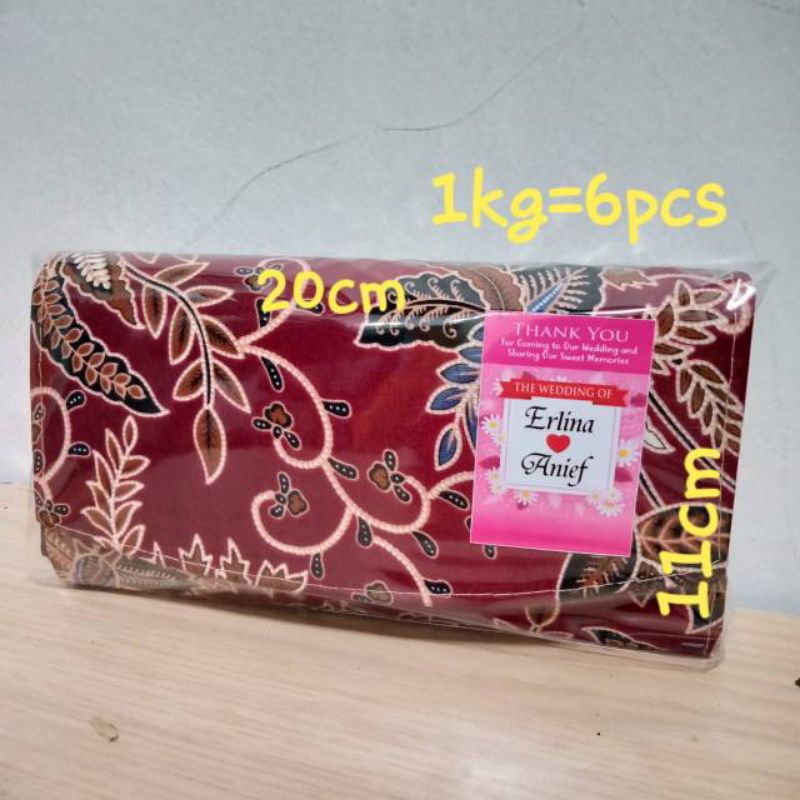 DOMPET BATIK,DOMPET LIPAT,SOUVENIR DOMPET BATIK,SOUVENIR PERNIKAHAN MURAH