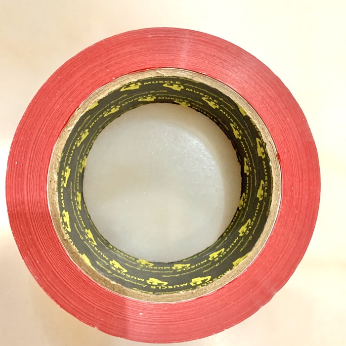 

PEREKAT-PENGIKAT- LAKBAN FRAGILE MERAH 100 METER FULL X 48 MM BEST SELLER SUPER TEBAL -PENGIKAT-