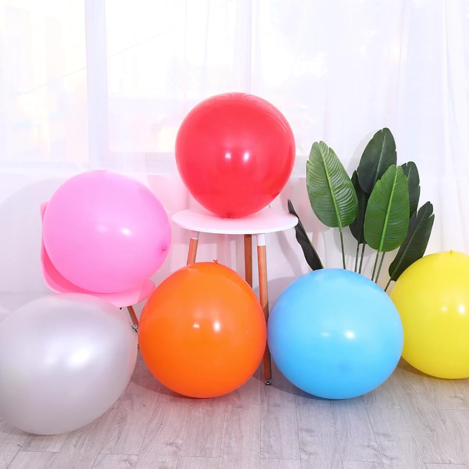 Balon Latex bulat warna warni /Balon Pesta Ulang Tahun Dekorasi