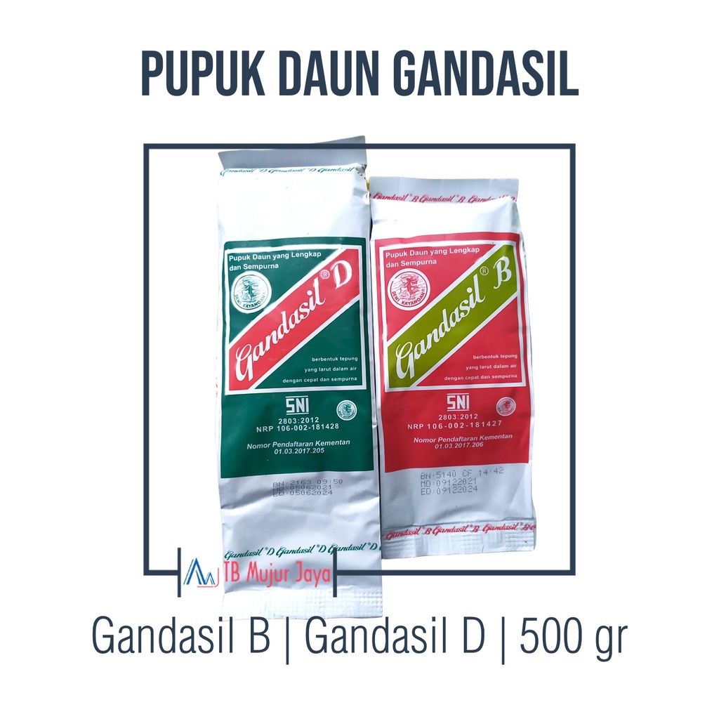 Jual Pupuk Daun Gandasil D Daun / Gandasil B Buah 500 Gr | Shopee Indonesia