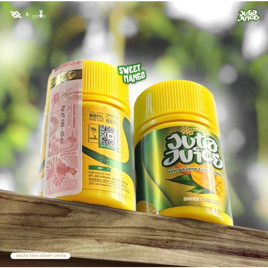 Juta Juice Sweet Mango 60ML by RSR Brew x Vape Boss