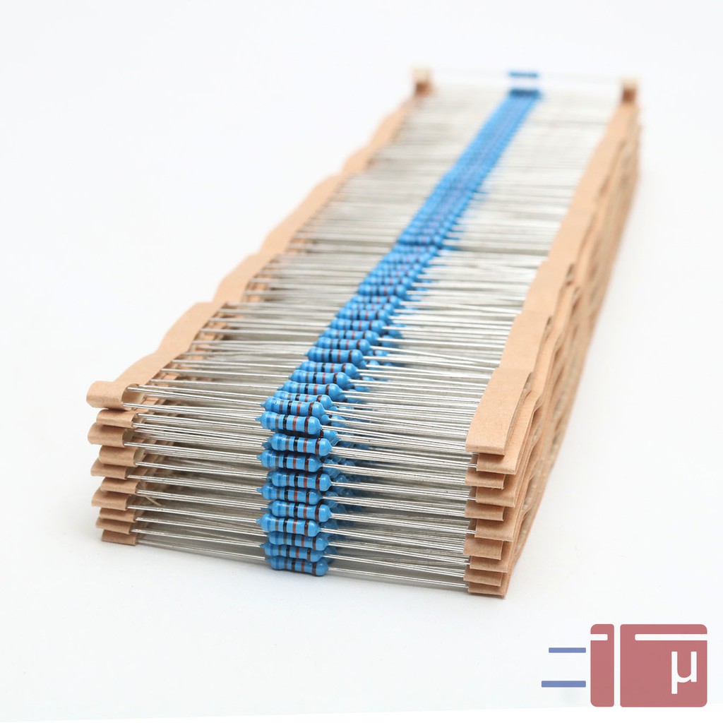 x10 Resistor 680K 1/2W Metal Film 1% Taiwan Kaki Tembaga