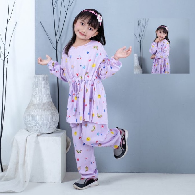 SET PAJAMAS 1-12TAHUN DAILY SET