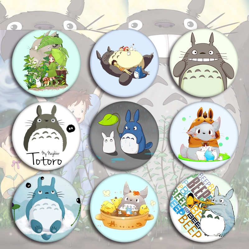 Bros Pin Desain Anime Totoro Peripheral 12 Gaya Untuk Koleksi