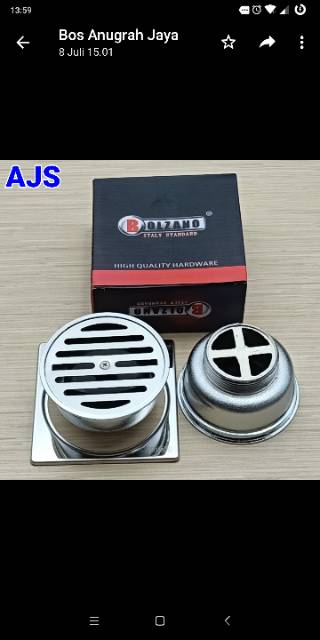Promo Floor drain model toto,saringan got,srngn kmr mandi promo murah floor drain saringan kmr mndi Saringan Got Bolzano
