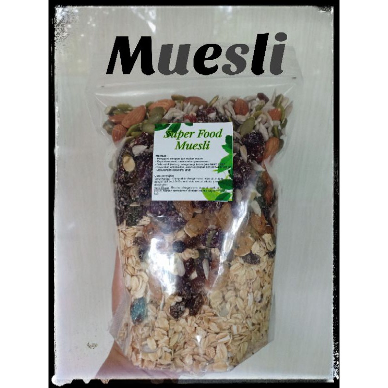 

Muesli Extra Nut Seed 500gr Super Food Muesli Granola