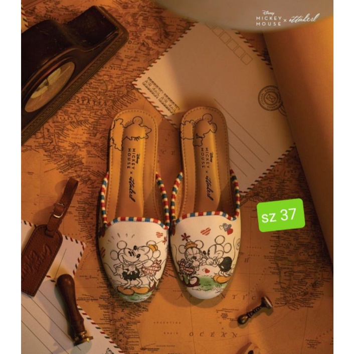 Ittaherl dear mickey slipper round cloud 37