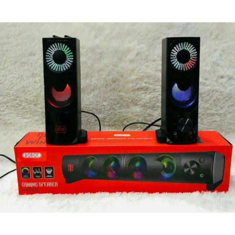 SPEAKER GAMEN RS300 GAMEN RGB GAMING - SOUNDBAR SPEAKER ORIGINAL