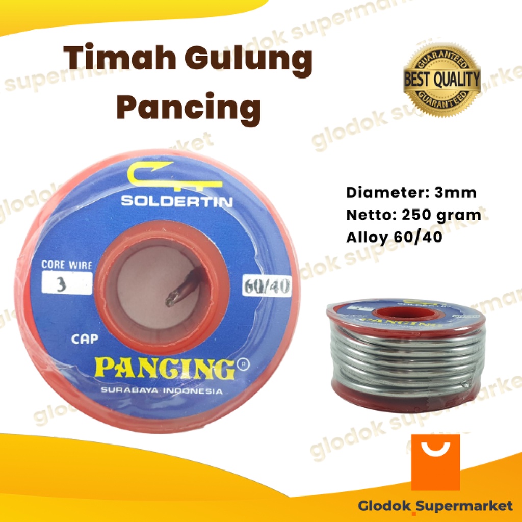 Timah Solder Pancing 250 Gram 3mm Soldertin 250gr 3 mm 1/4kg