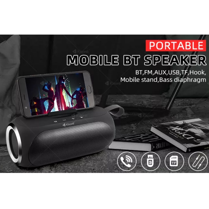 Speaker Bluetooth Kisonli Q9S 1500mAh Super Bass - ACS