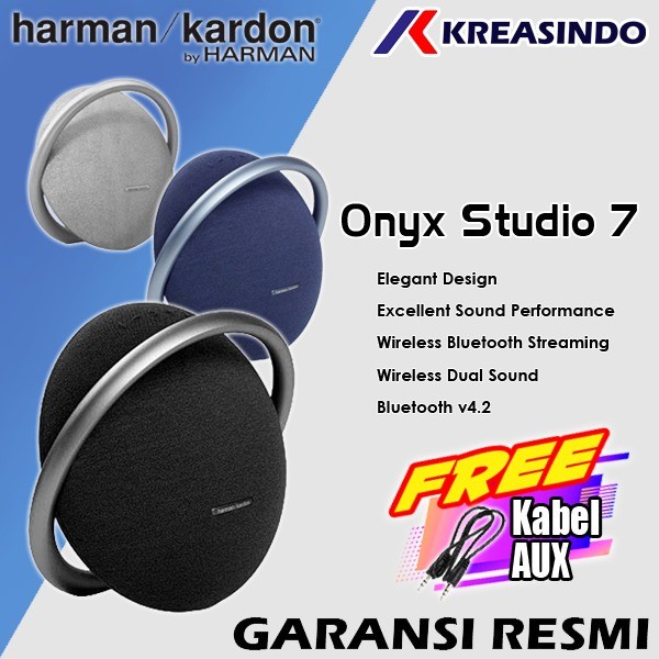 HARMAN KARDON Onyx 7 / Onyx Studio 7 Bluetooth Portable Speaker Resmi