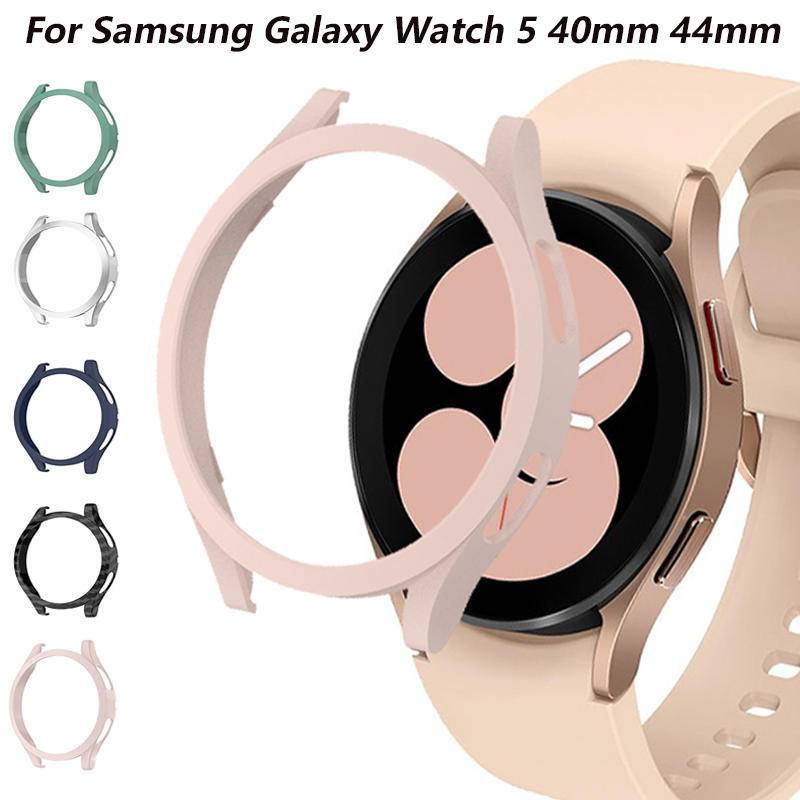 Case Pelindung Bumper Bahan PC Ukuran 40mm 44mm Untuk Samsung Galaxy Watch 5 40mm 44mm