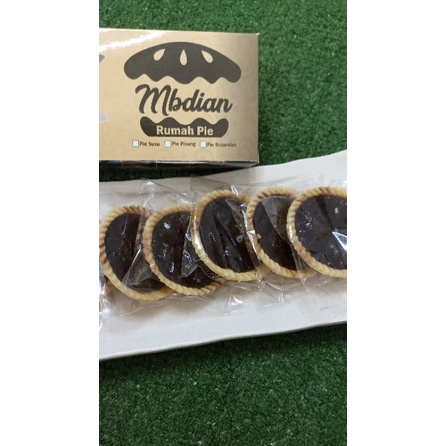 

pie susu mbdian rasa coklat