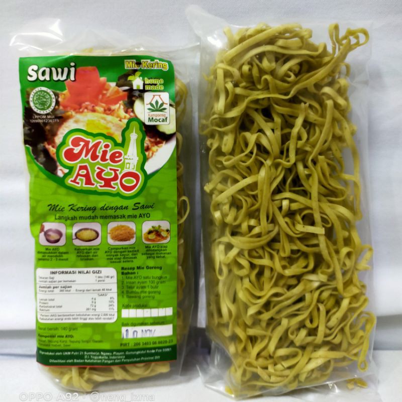 

Mie Kering (Non MSG) Sawi - 140 gr