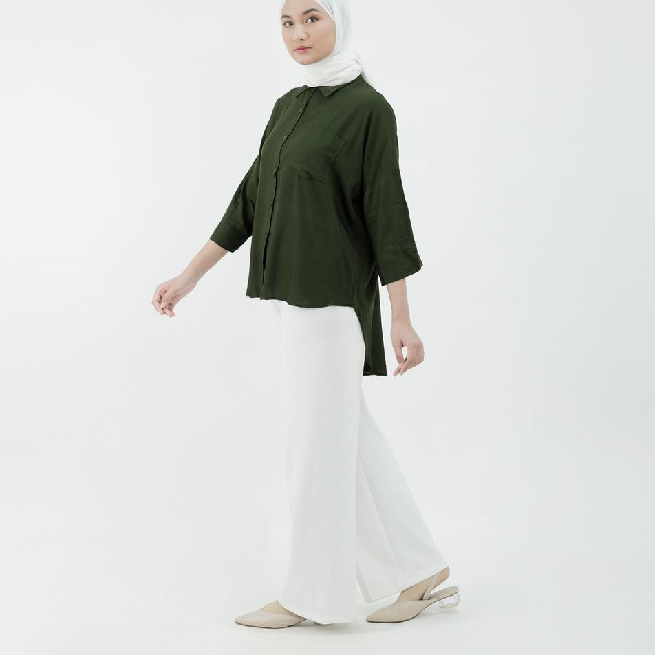 ♟ Sylvia Kemeja Polos Katun ♠