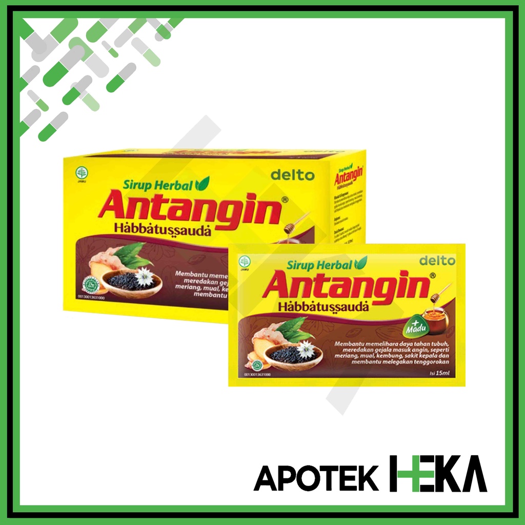 Antangin Habbatussauda Box isi 12 Sachet - Sirup Masuk Angin (SEMARANG)