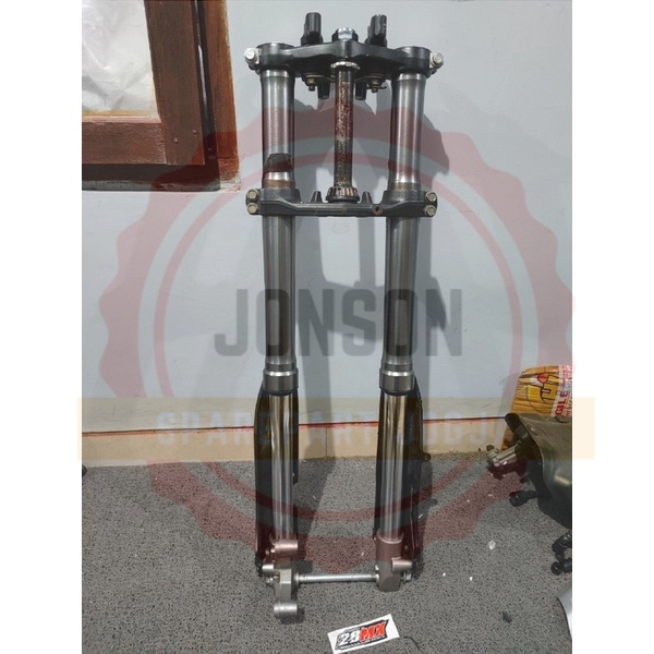 SOK DEPAN USD KLX DTRACKER OLD LAMA ASLI ORIGINAL COPOTAN MOTOR,KONDISI NORMAL AS AMAN SIAP PAKAI