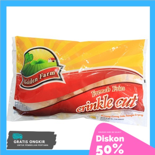 

Golden Farm Kentang Crinkle Cut 500 Gram