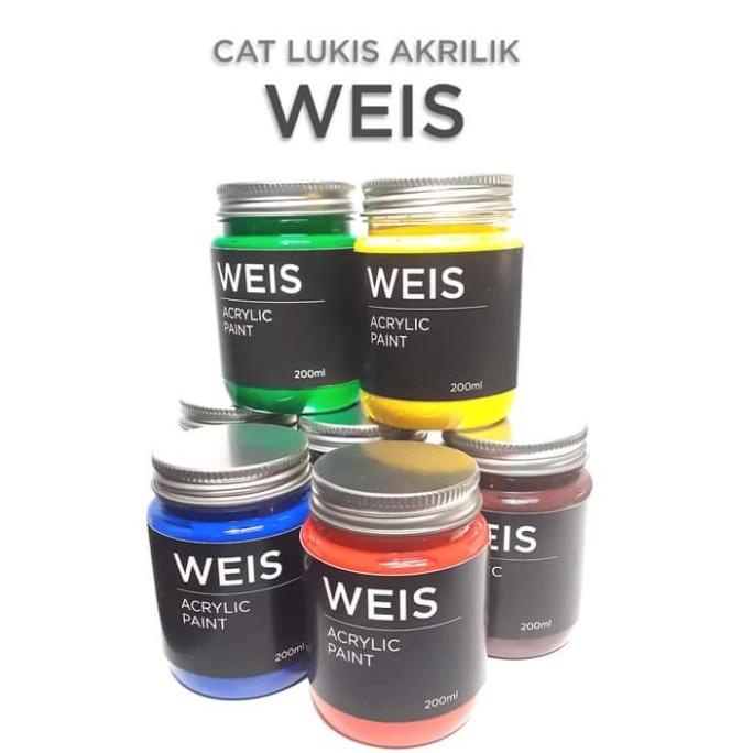 

Weis cat akrilik - Paket 7 warna ---READY---