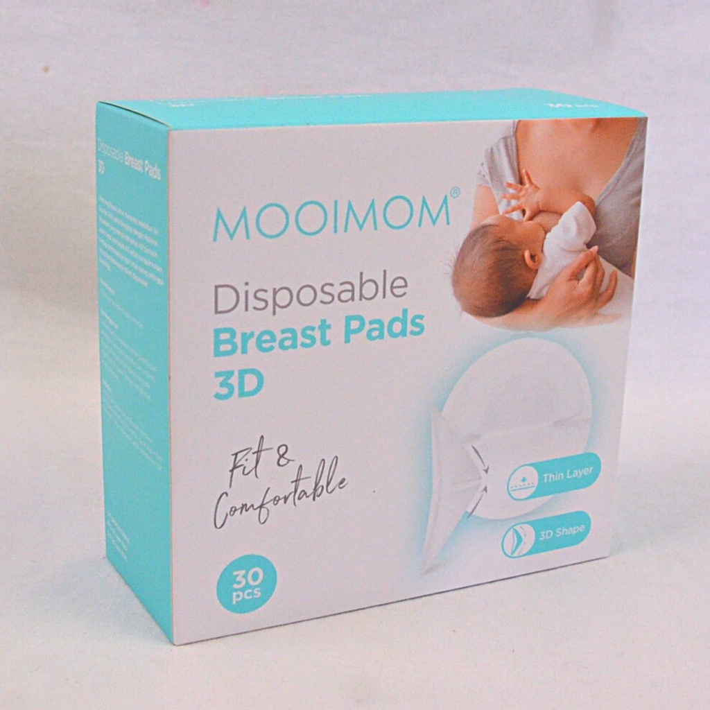 Jual MOOIMOM Penyerap Asi Disposable Breast Pads 3D 30pcs Shopee
