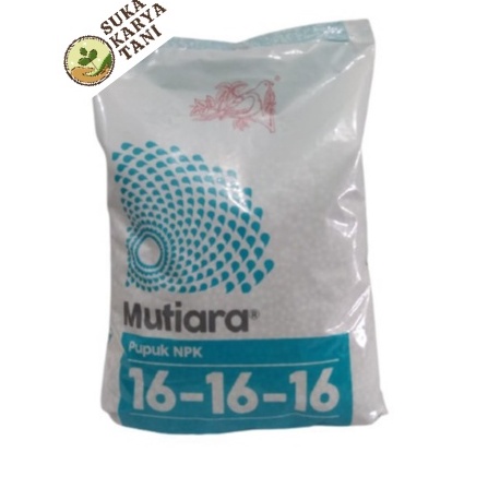 Pupuk NPK Mutiara 16-16-16 @ 1 Kg