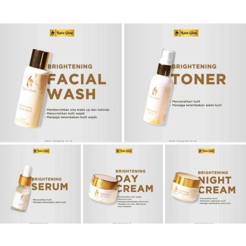 Ratu Glow Skincare eceran/ Ratu Glow Brightening/Ratu Glow Acne/ Skincare Murah Aman Sudah BPOM