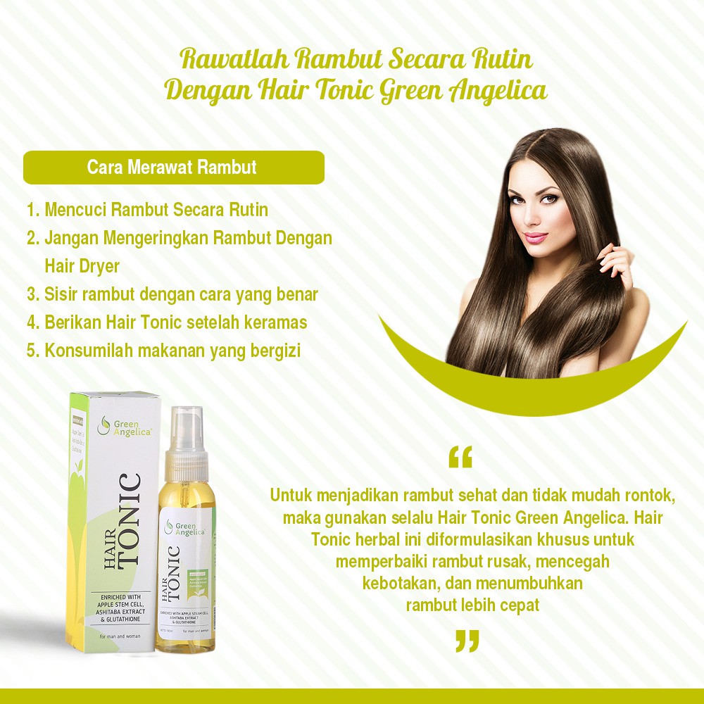 Tonic Dan Serum Merawat Rambut Alopecia Memperbaiki Rambut Rusak