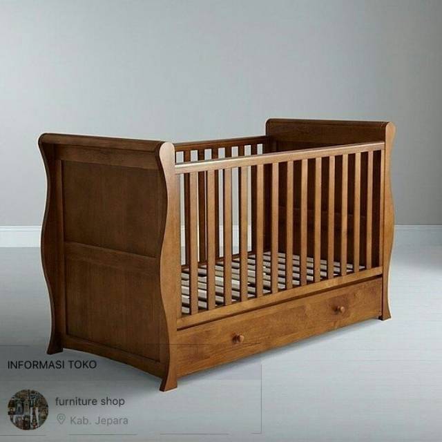 Baby box / box bayi / tempat tidur bayi kayu jati