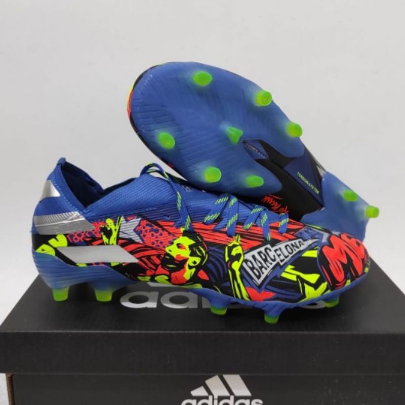 Sepatu Bola Adidas Nemeziz 19.1 Barcelona Messi
