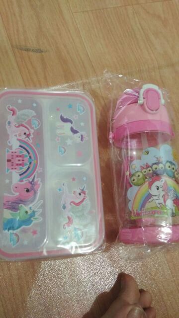 Kotak Makan Anak Karakter Pony Tsum Doraemon Spiderman Cars Lunch Box Tempat Makan Mini Bento Bekal