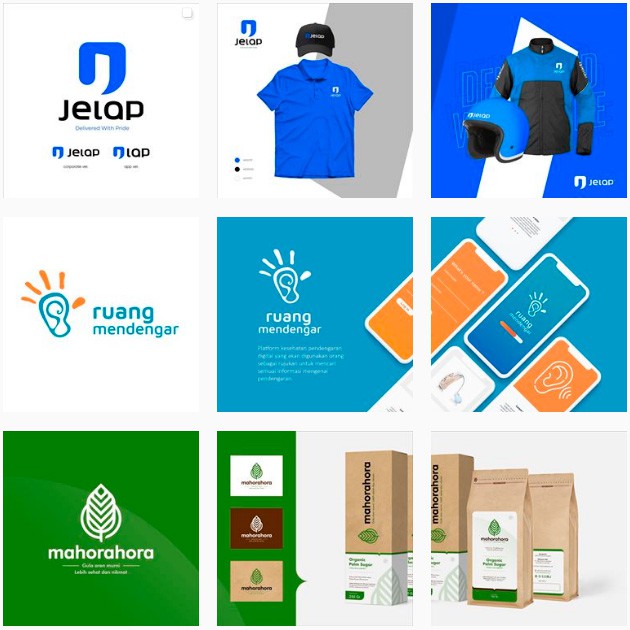 Jasa Pembuatan Logo Premium warung wedding organizer kopi bakso warkop yayasan kosmetik muslimah