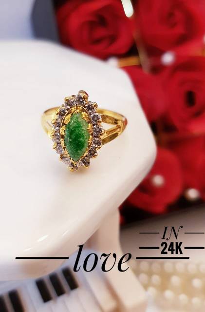 Xuping cincin lapis emas 24k 0125i