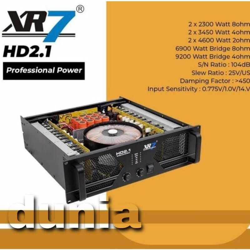 Power XR7 HD 2.1 Original Amplifier XR 7 HD2.1