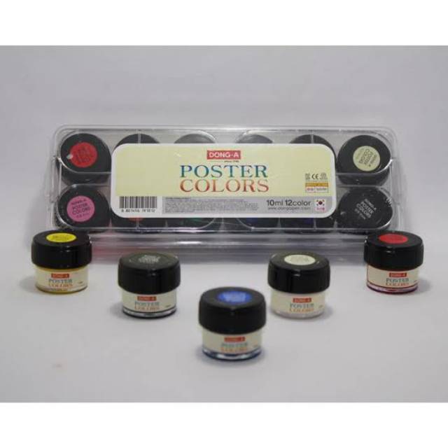 

SET 12 POSTER COLORS DONG A CAT POSTER