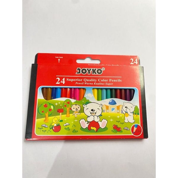 

Pensil Warna Joyko 24 Superior Quality Color Pencils (CP-S24)