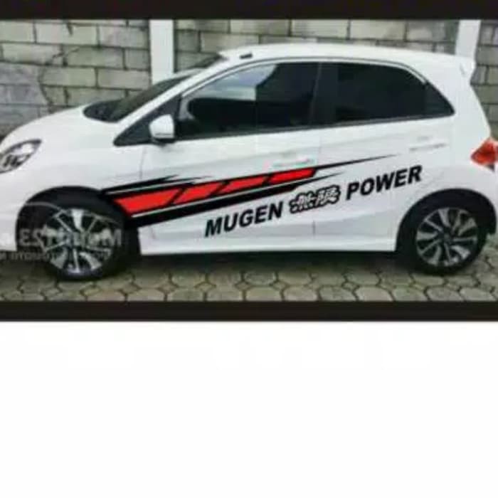 terlais stiker mobil  stiker list mobil  honda brio agra 