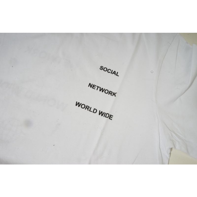 FAILOFFICIAL T-SHIRT - SOSIAL NETWORK 02 WHITE