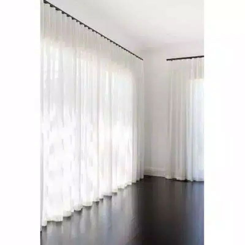 Gorden jendela daleman gorden vitrase puring Tirai jendela minimalis lembut murah berkualitas