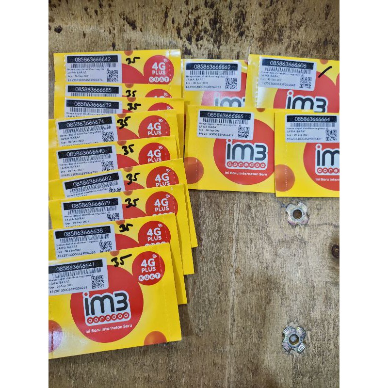 No cantik indosat m3