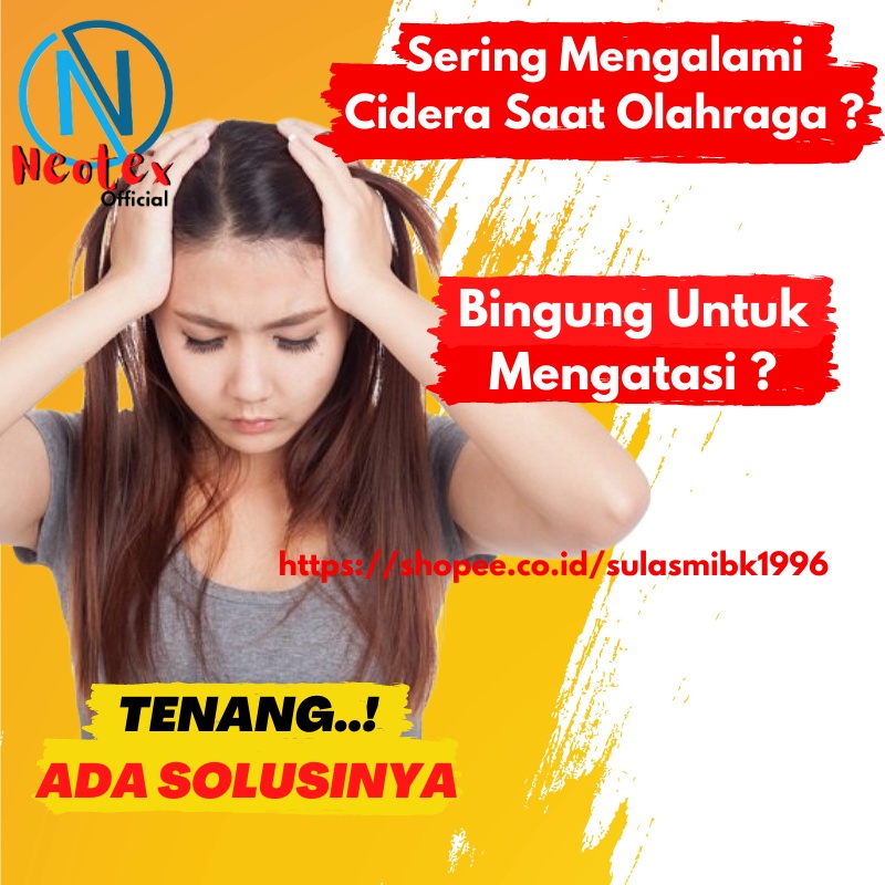 Deker  Pengaman Lutut Siku Olahraga Pelindung Knee Pad Anti Cidera  Breathable Elastis