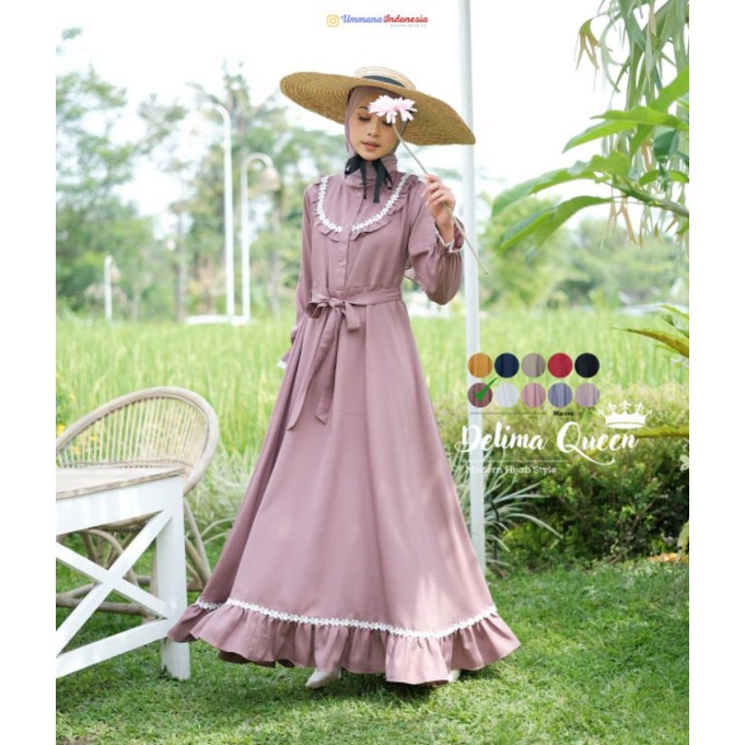 Delima Queen Dress Only By Ummana Indonesia