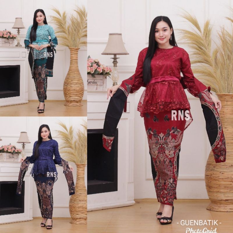 NEW SET PINGUIN FILYA ORI couple kebaya pake selendang