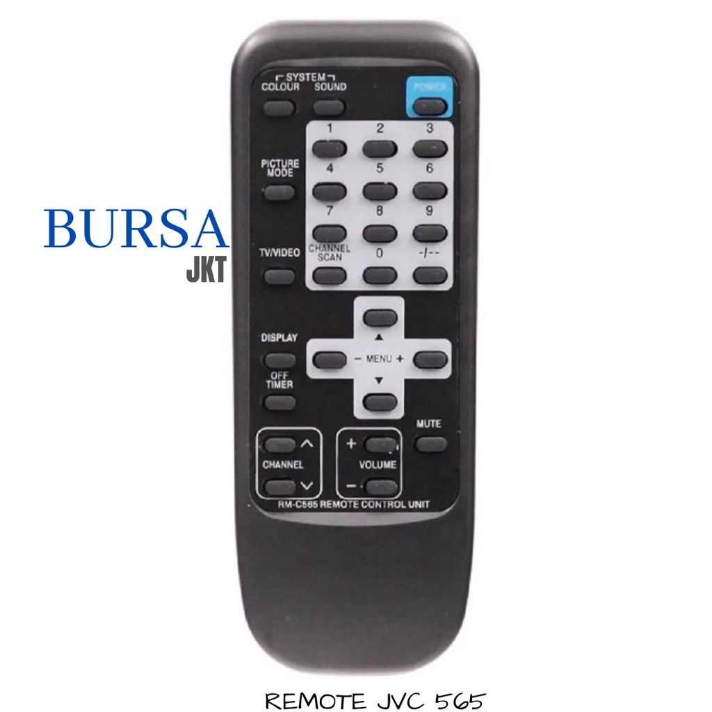 REMOTE TV JVC RM-C565 ANALOG CRT TABUNG REMOT PENGGANTI