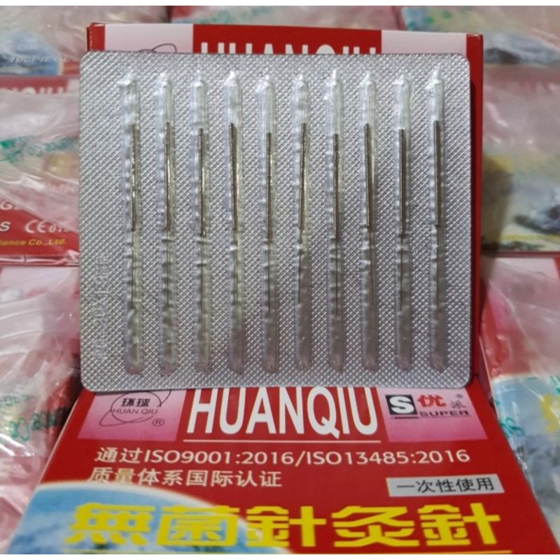 Jarum Akupuntur HuanQiu / Acupunture Needle / 0.20x13 mm (1/2 cun) kasar