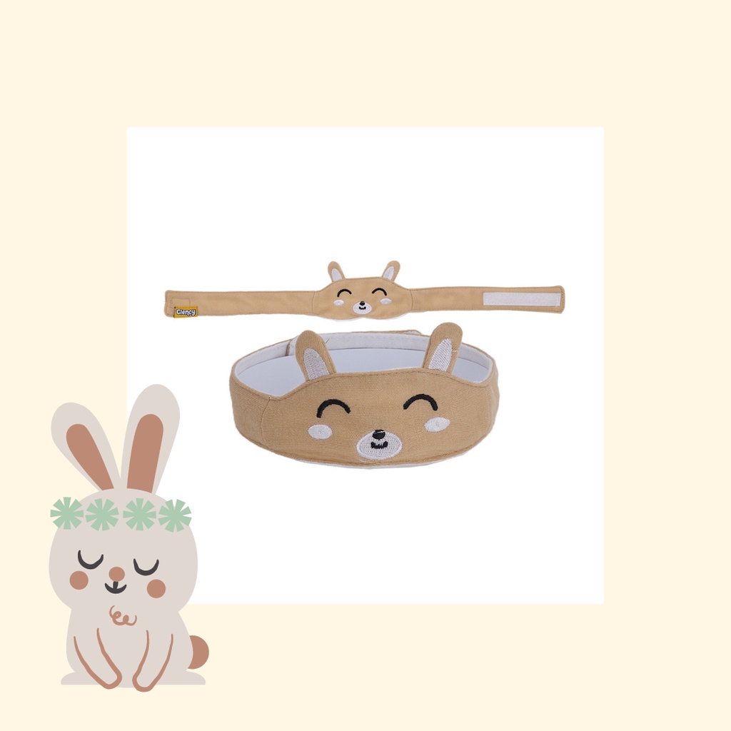 CLENCY EYE MASK BORDIR / KACAMATA BERJEMUR BAYI  CLENCY CLE101 / KACA MATA BERJEMUR BAYI KAIN LEMBUT TERLARIS / KACAMATA BERJEMUR BAYI MOTIF HEWAN LUCU KARAKTER HEWAN
