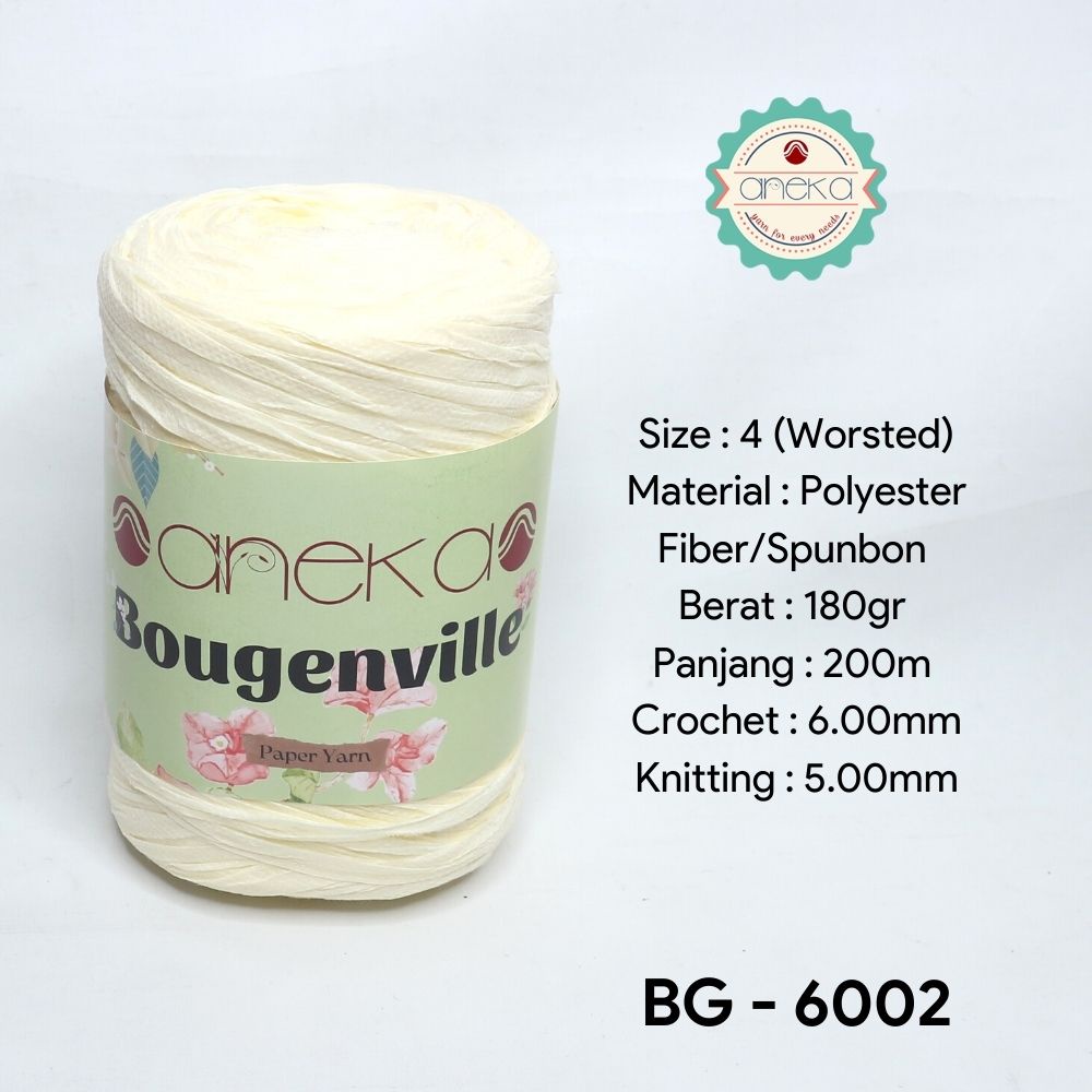 Benang Rajut Bougenville / Rattan / Paper Yarn - 6002